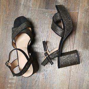 Chunky Sparkle Heels